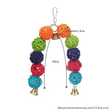 Load image into Gallery viewer, PipiFren Parrots Toys And Bird Accessories For Pet Toy Swing Stand Budgie Parakeet Cage African Grey vogel speelgoed parkiet