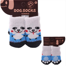 Load image into Gallery viewer, Top Grand Arrival Fashion 4Pcs Cute Puppy Dogs Pet Knits Socks Skid Bottom Mini Dog Socks Warm Sock
