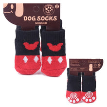 Load image into Gallery viewer, Top Grand Arrival Fashion 4Pcs Cute Puppy Dogs Pet Knits Socks Skid Bottom Mini Dog Socks Warm Sock
