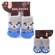 Load image into Gallery viewer, Top Grand Arrival Fashion 4Pcs Cute Puppy Dogs Pet Knits Socks Skid Bottom Mini Dog Socks Warm Sock
