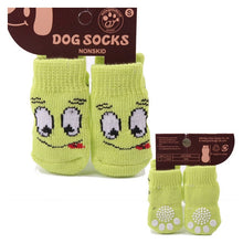 Load image into Gallery viewer, Top Grand Arrival Fashion 4Pcs Cute Puppy Dogs Pet Knits Socks Skid Bottom Mini Dog Socks Warm Sock
