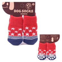 Load image into Gallery viewer, Top Grand Arrival Fashion 4Pcs Cute Puppy Dogs Pet Knits Socks Skid Bottom Mini Dog Socks Warm Sock
