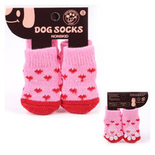 Load image into Gallery viewer, Top Grand Arrival Fashion 4Pcs Cute Puppy Dogs Pet Knits Socks Skid Bottom Mini Dog Socks Warm Sock
