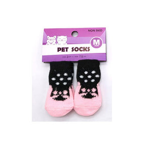 Top Grand Arrival Fashion 4Pcs Cute Puppy Dogs Pet Knits Socks Skid Bottom Mini Dog Socks Warm Sock