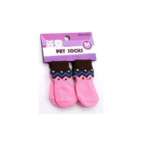 Top Grand Arrival Fashion 4Pcs Cute Puppy Dogs Pet Knits Socks Skid Bottom Mini Dog Socks Warm Sock