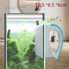 Load image into Gallery viewer, 15.5 *6.5 *6cm Magnetic Aquarium Cleaning Brush Fish Tank Glass Snorkel Cleaner Decontamination Seaweed Brush Fish Tank Tool
