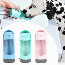 Load image into Gallery viewer, Portable Pet Dog Water Bottle 300ml Drinking Bowl for Small Large Dogs Feeding Water Dispenser Cat Dogs Outdoor Bottles
