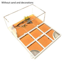 Load image into Gallery viewer, 3D Printing Acrylic Flat Ant Farm Ecological Ant Nest with Feeding Area Ant House Anthill Pet Ant Workshop Moisturizing Pool New
